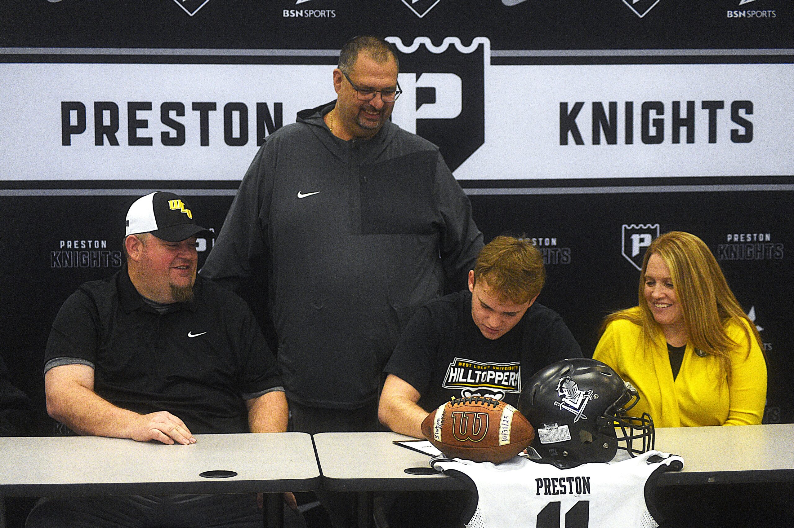 Preston High record-setting QB Slaton Manko signs to continue football career with West Liberty